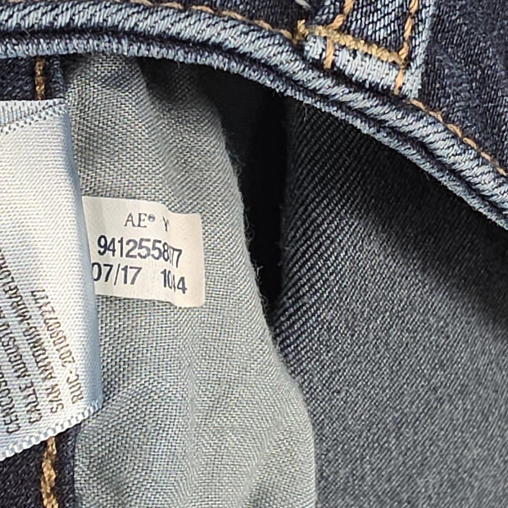 American Eagle Jeans Womens 2 Blue Super Stretch Jegging Medium Wash Low Rise - Picture 5 of 11